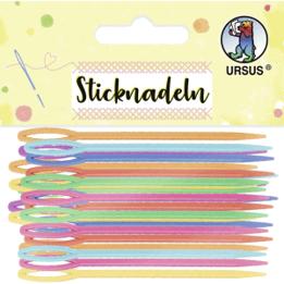 Farbig sortierte Sticknadeln 2 mm - 32 Stück